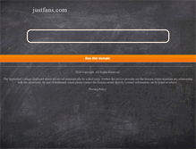 Tablet Screenshot of justfans.com